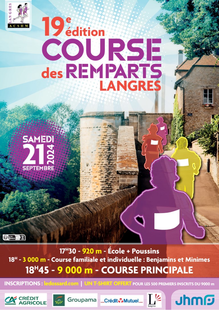 course des remparts Langres est l'un de nos événements phare