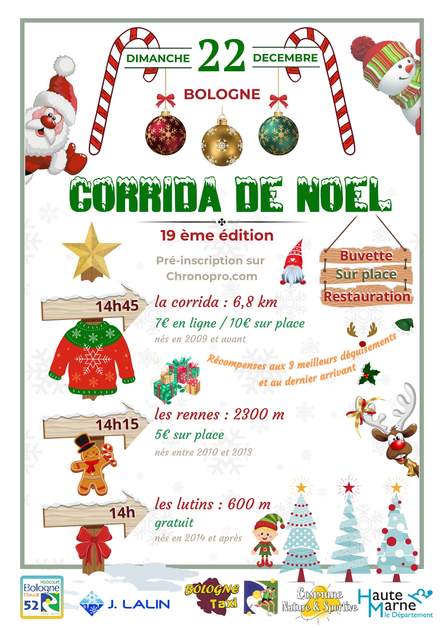 corrida de noël à Bologne