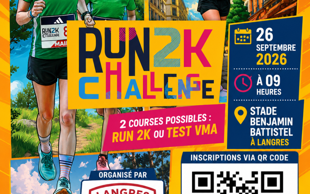 RUN 2 K - test VMA. inscriptions accessibles en cliquant sur l'image
